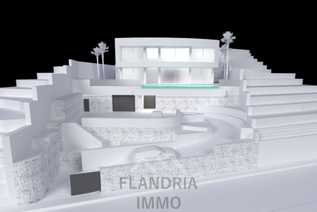 Future Calpe will have this spacious and modern villa with sea views.